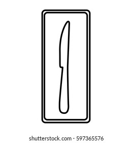knife picture decorative icon, vector illustraction design