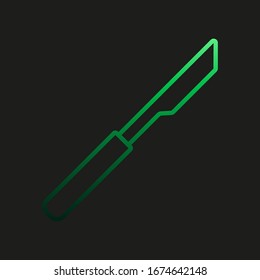 Knife, plastic surgery nolan icon. Simple thin line, outline vector of plastic surgery icons for ui and ux, website or mobile application