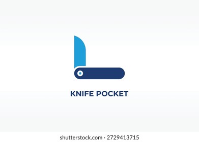 KNIFE POCKET vetor, ícone ou logotipo sinal isolado símbolo ilustração