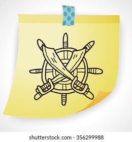 knife and Rudder doodle