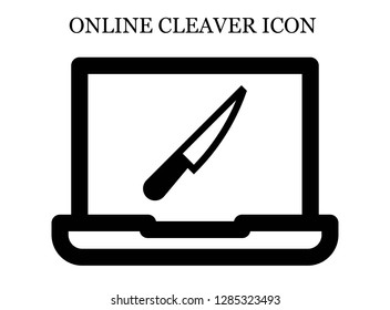 Knife search icon. Editable Knife search icon for web or mobile.
