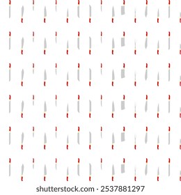 knife set seamless pattern in vector design illustration