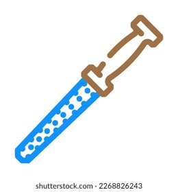 knife sharpener color icon vector. knife sharpener sign. isolated symbol illustration