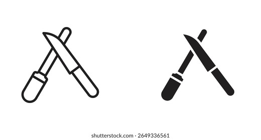 Knife sharpener icon Design Illustrations. editable web icons