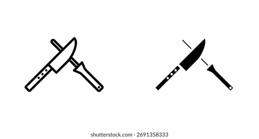 Knife sharpener icon Simple vector illustration for graphic and web design.