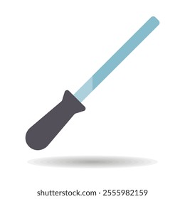 Knife sharpener vector isolated icon. Kitchen appliances. Graph symbol for cooking web site design, logo, app, UI