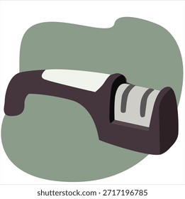 Afiamento De Faca. Ilustração da ferramenta afiador de faca