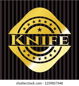 Knife shiny emblem