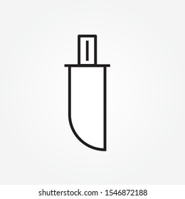 Knife sign icon design vector illustration