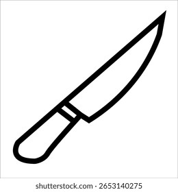 knife silhouette icon design template