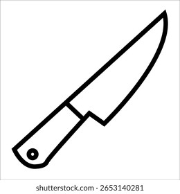 knife silhouette icon design template