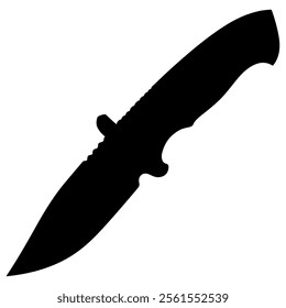 Knife  silhouette icon vector design.
