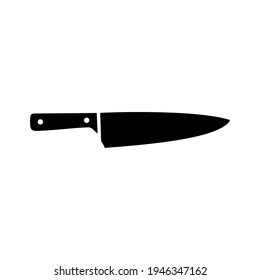 Knife Silhouette Illustration. Vector Illustration