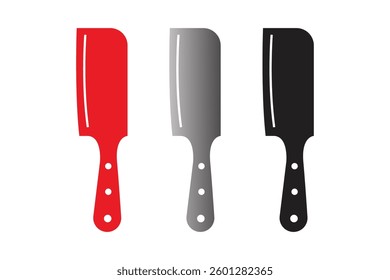 knife silhouettes vector with white background
