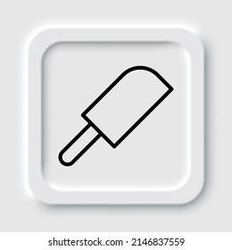 Un icono simple. Diseño plano. Diseño de neutralismo.ai