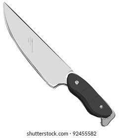 Knife Sketch icon in cartoon doodle style