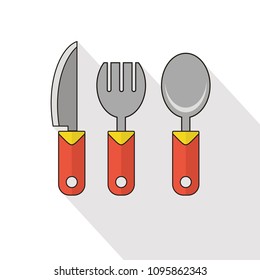 knife, spoon, fork cutlery