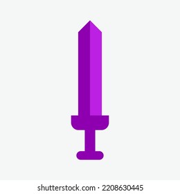 Símbolo De Cuchillo, Plantilla De Vector De Icono De Espada Para Aplicación Web, Computadora Y Móvil