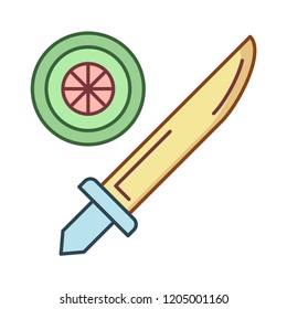knife  target  goal 
