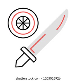 knife  target  goal 