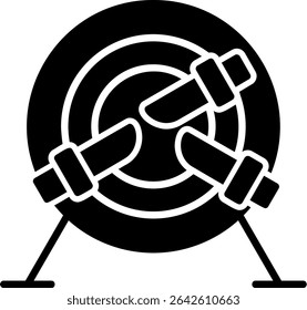 Knife Throw New Icons Design Vector