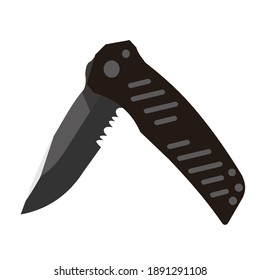 knife tools for defends military vector design