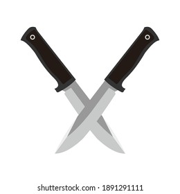 knife tools for defends military vector design