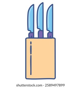 knife utensils isolated icon vector illustration design