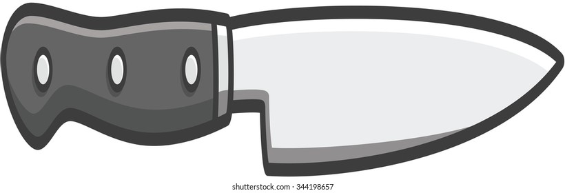 Knife vector cartoon illustration