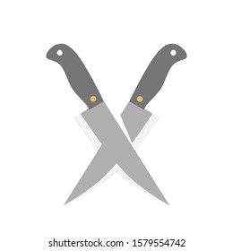 Knife vector design, knife icon with a simple concept.