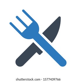 knife  vector glyph color icon 