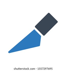 knife vector glyph colour icon