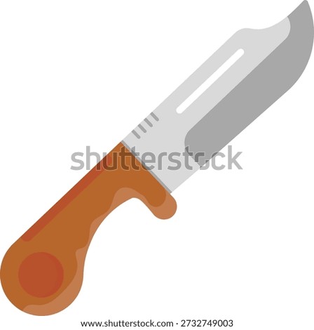 Knife vector graphic, available for 1 credit, which is $1 USD.