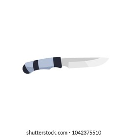 Knife vector. Hunting knife. A kitchen knife in color