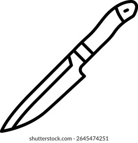 Knife vector icon. Can be used for printing, mobile and web applications.
