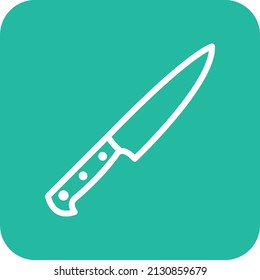 Knife Vector Icon Design Illustration