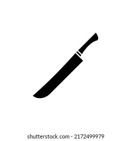 Knife vector icon. Knife flat design. Knife symbol on white background