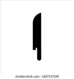 Knife vector icon. Knife flat sign design. Knife symbol pictogram