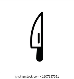 Knife vector icon. Knife flat sign design. Knife symbol pictogram