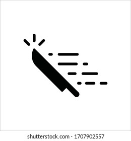 Knife Vektorillustration Symbol. Knife flach Schild Design. Messer-Symbol-Piktogramm