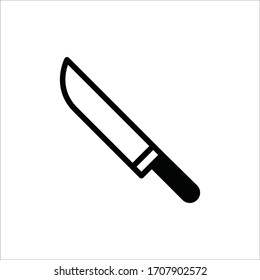 Knife vector icon. Knife flat sign design. Knife symbol pictogram