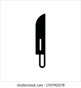 Knife vector icon. Knife flat sign design. Knife symbol pictogram
