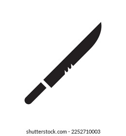 Knife vector icon. Knife flat sign design. Knife symbol pictogram