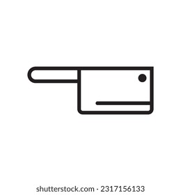 Knife vector icon. Knife flat sign design. Knife symbol pictogram