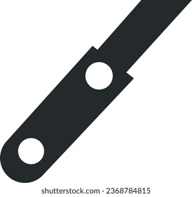 Messer, Vektorsymbol. Knife flach Schild Design. Messer-Symbol-Piktogramm