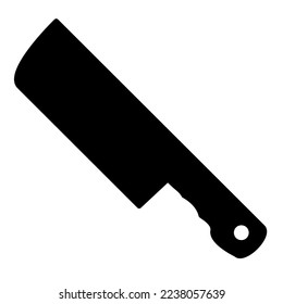 icono del vector del cuchillo aislado en fondo blanco, ilustración vectorial, utensilios de cocina