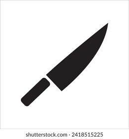 knife vector icon line template