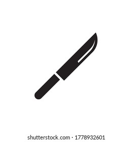 knife vector icon logo design