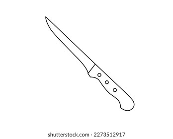 icono de vector de cuchillo hacer con vecto