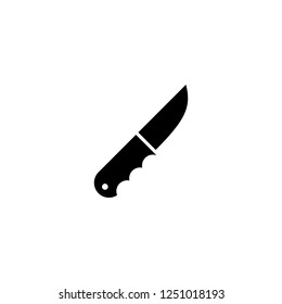 knife vector icon. knife sign on white background. knife icon for web and app
